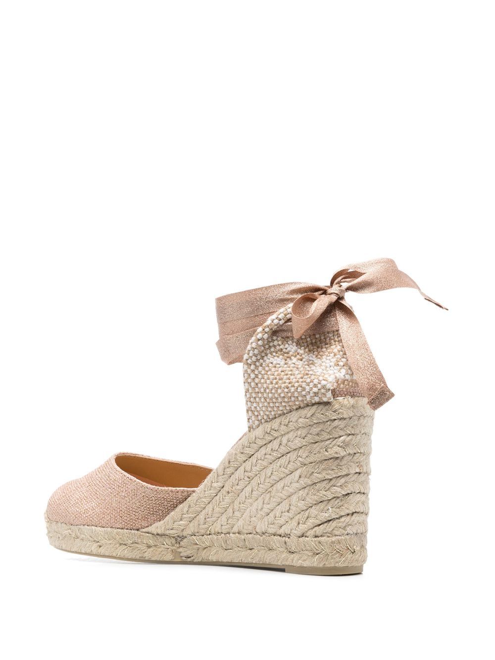 Shop Castaner Since 1927 Carina Wedge Heel Espadrilles In Pink