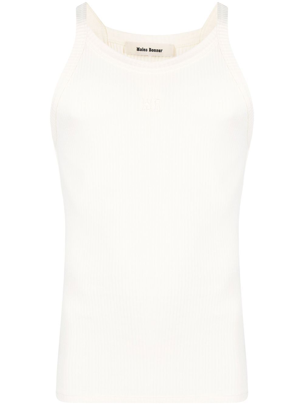 WALES BONNER GROOVE RIBBED TANK TOP