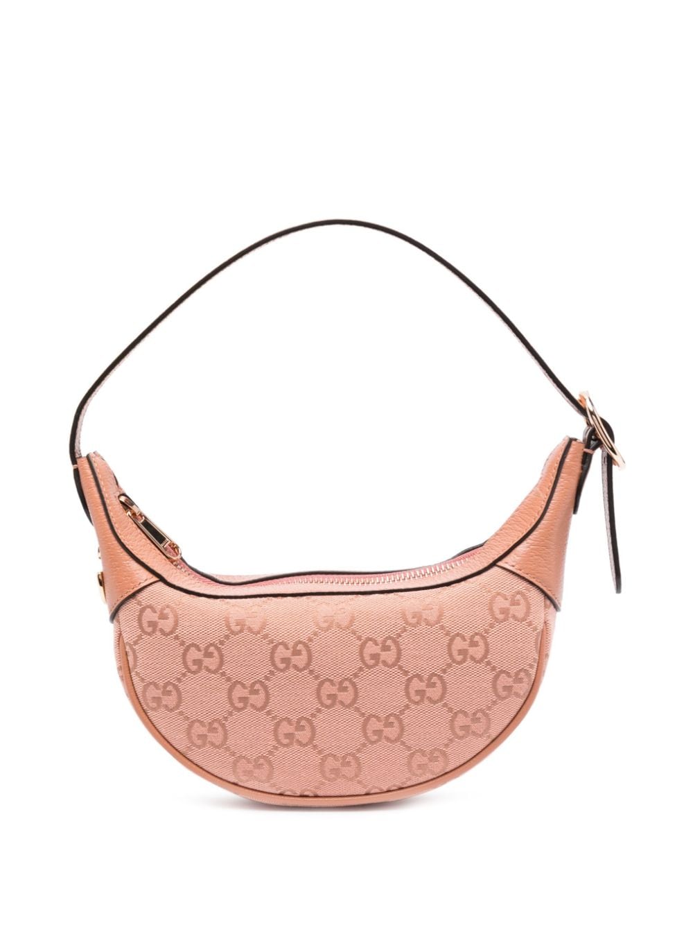 Gucci Ophidia Mini GG Canvas & Leather Shoulder Bag in Pink