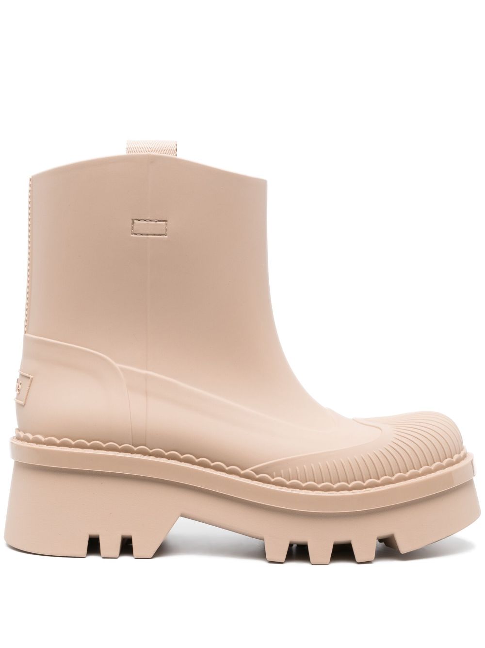 Ankle length discount rain boots