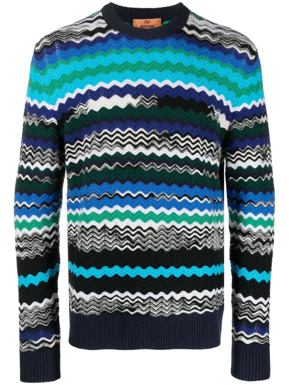 Chevron wool sweater by Missoni Tessabit
