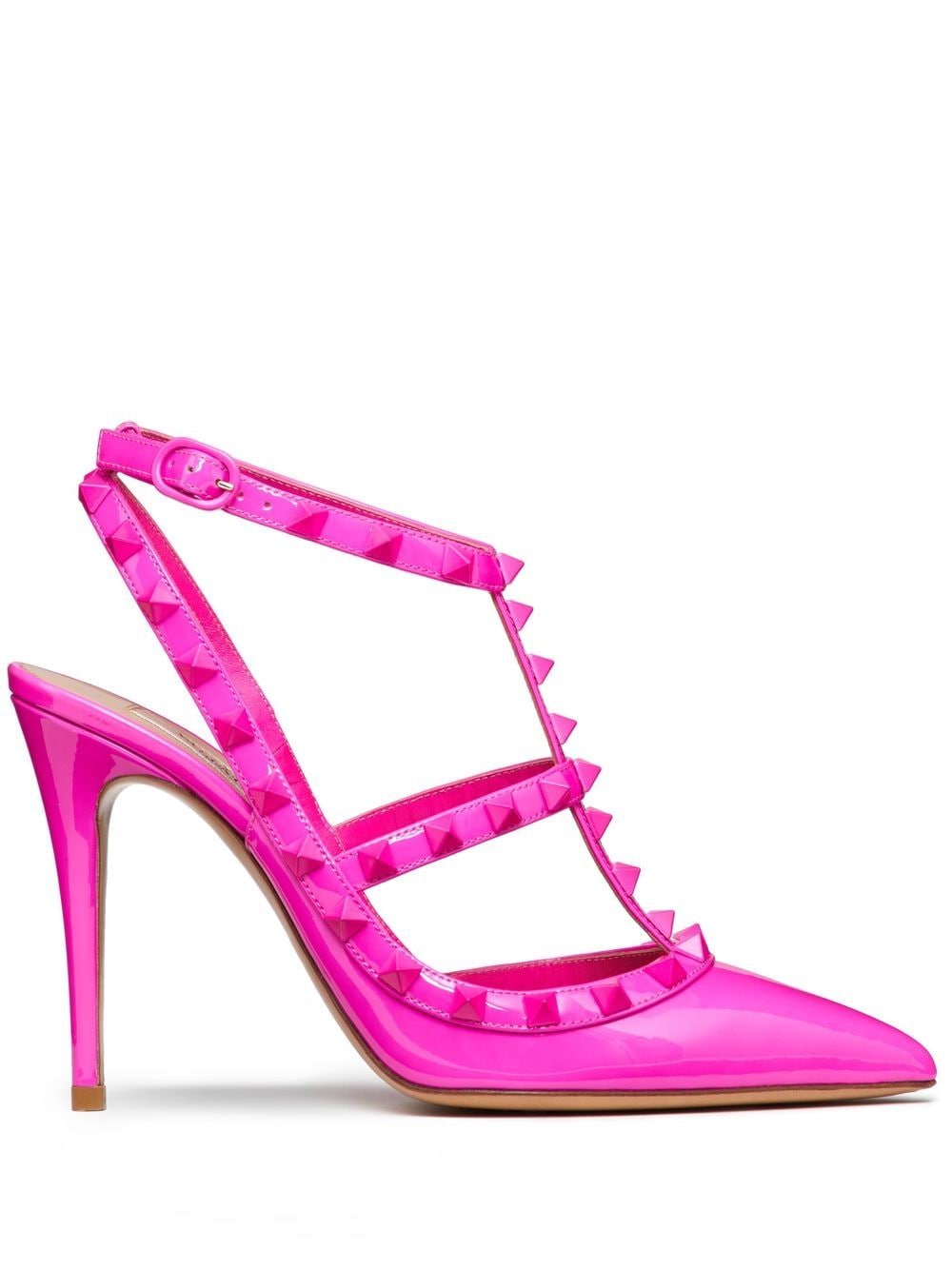 VALENTINO GARAVANI- Rockstud Patent Leather Pumps