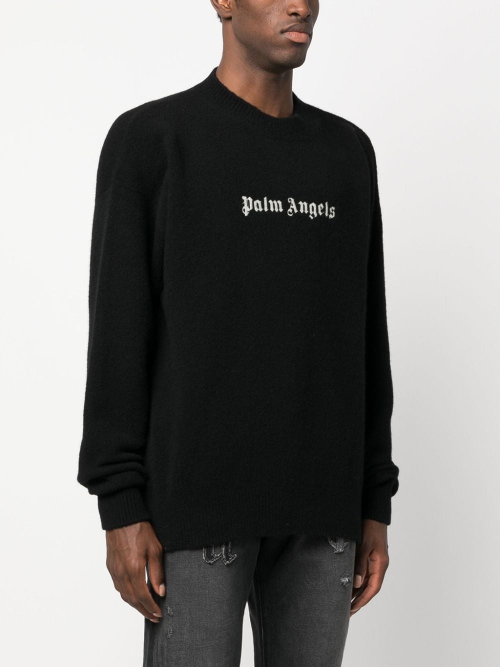Classic logo sweater by Palm Angels Tessabit