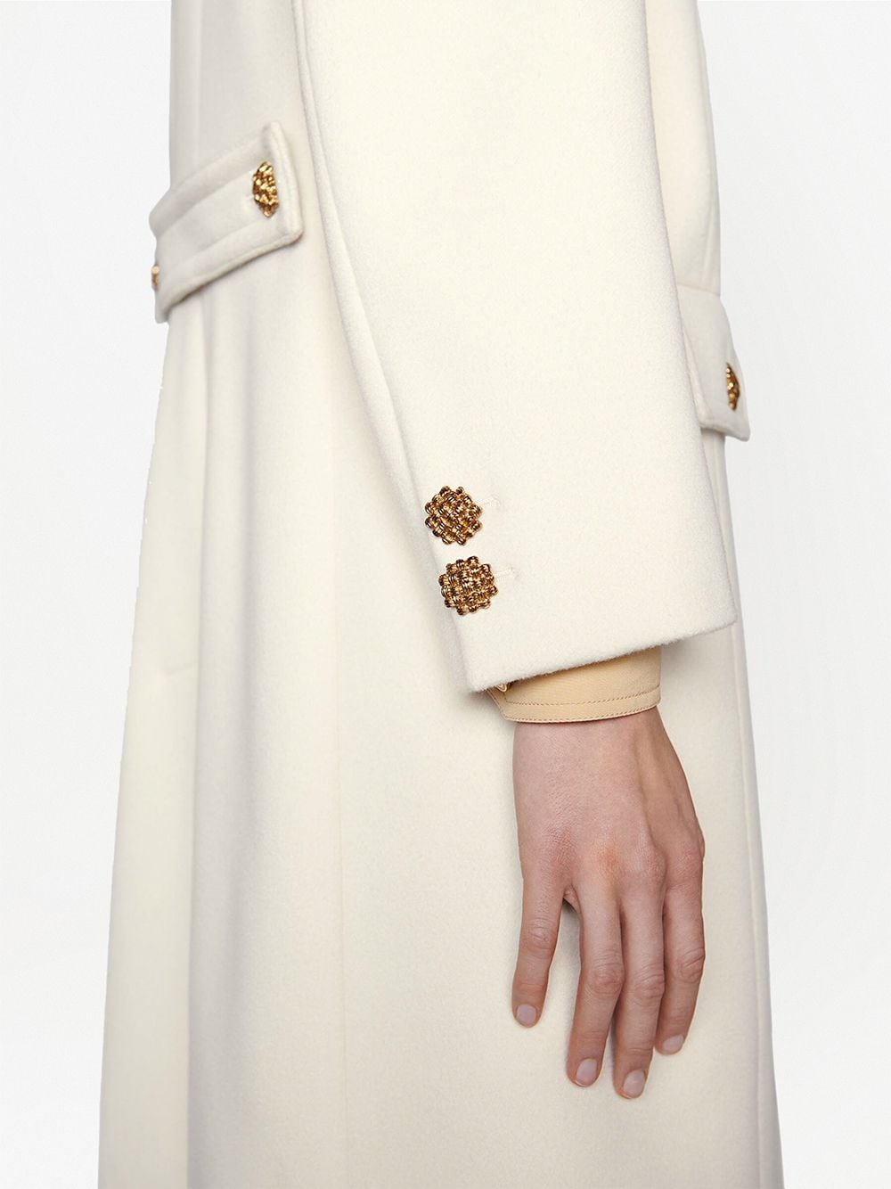 Wool coat by Gucci Tessabit