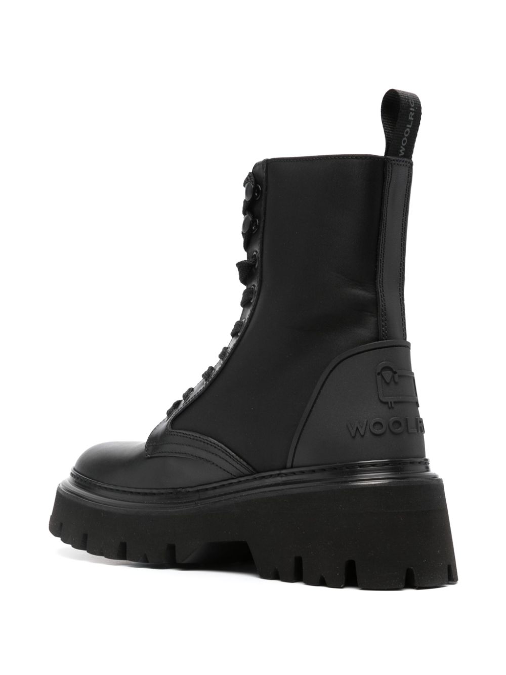Leather lace up ankle boots by Woolrich Tessabit