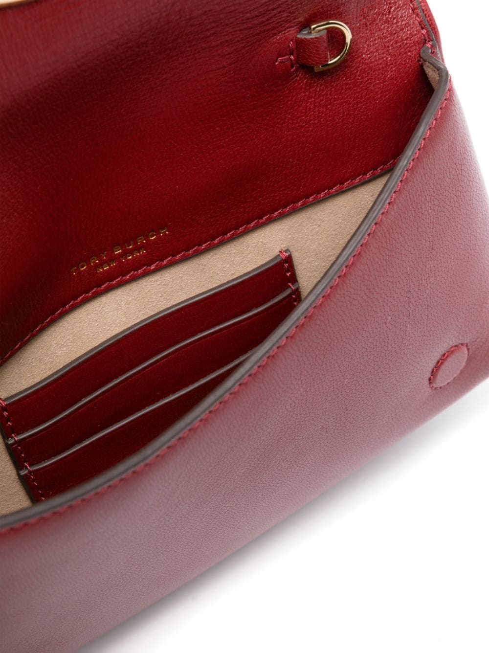 Reva leather clutch by Tory Burch Tessabit