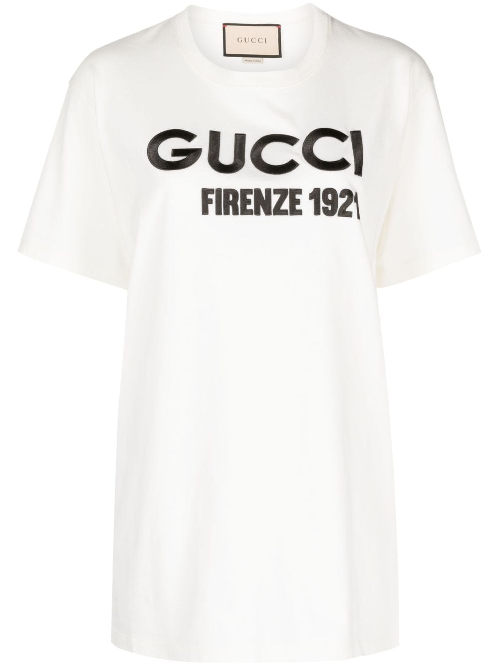 Logo cotton t-shirt by Gucci | Tessabit