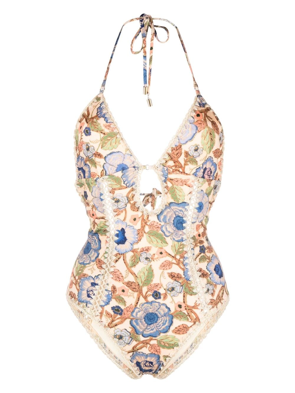 ZIMMERMANN- Floral Print Swimsuit