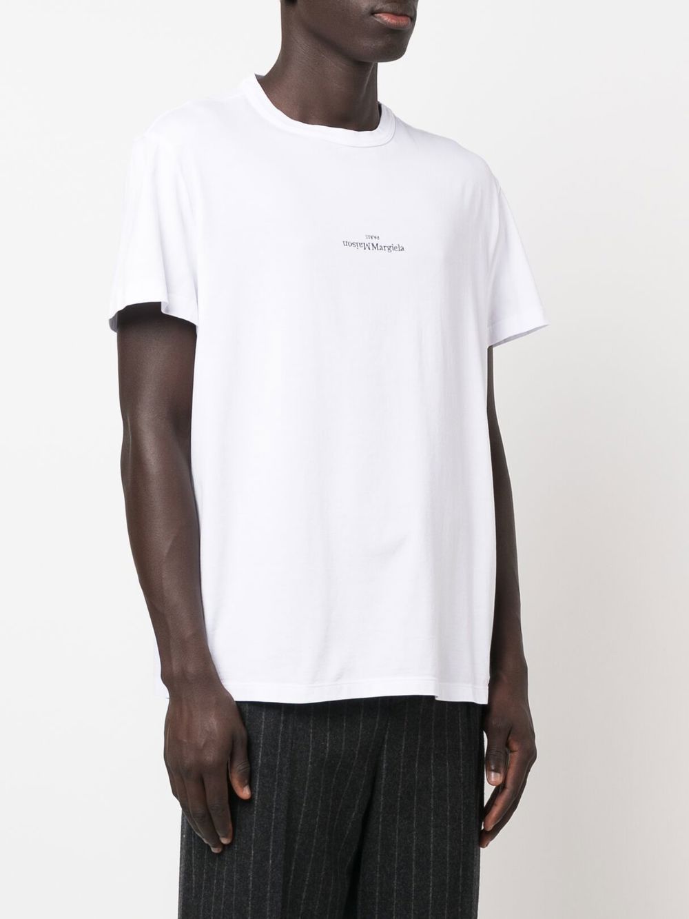 Logo cotton t-shirt by Maison Margiela | Tessabit