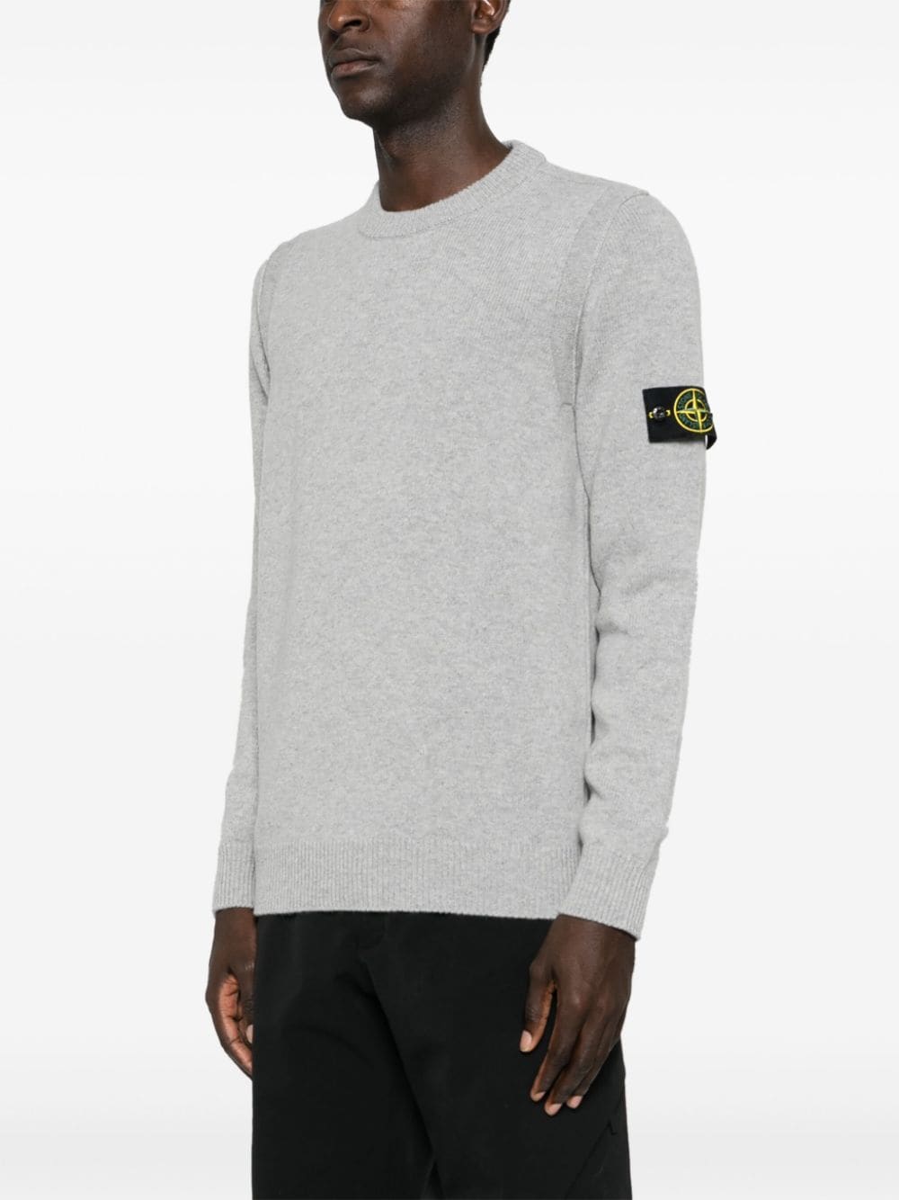 Wool crewneck sweater by Stone Island Tessabit