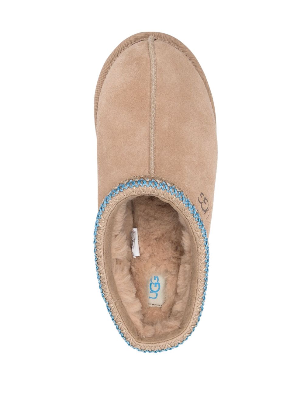 Shop Ugg Tasman Slippers In Beige