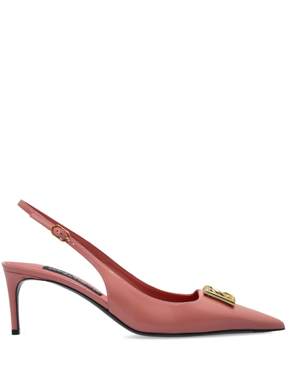 Dg Logo Leather Pumps - Dolce & Gabbana - Modalova