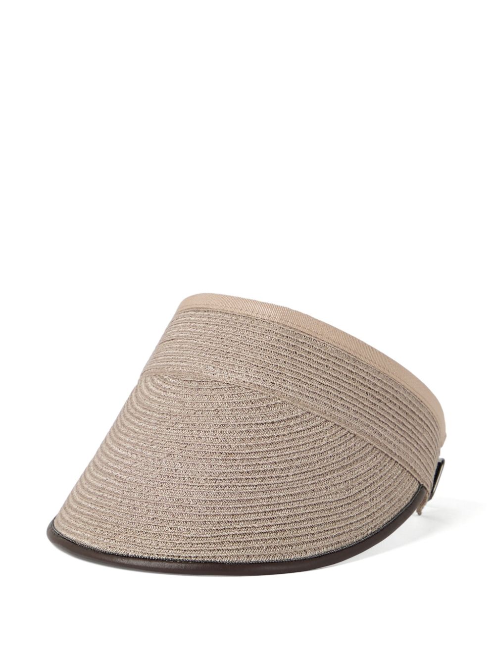 Straw Visor Hat - Brunello Cucinelli - Modalova