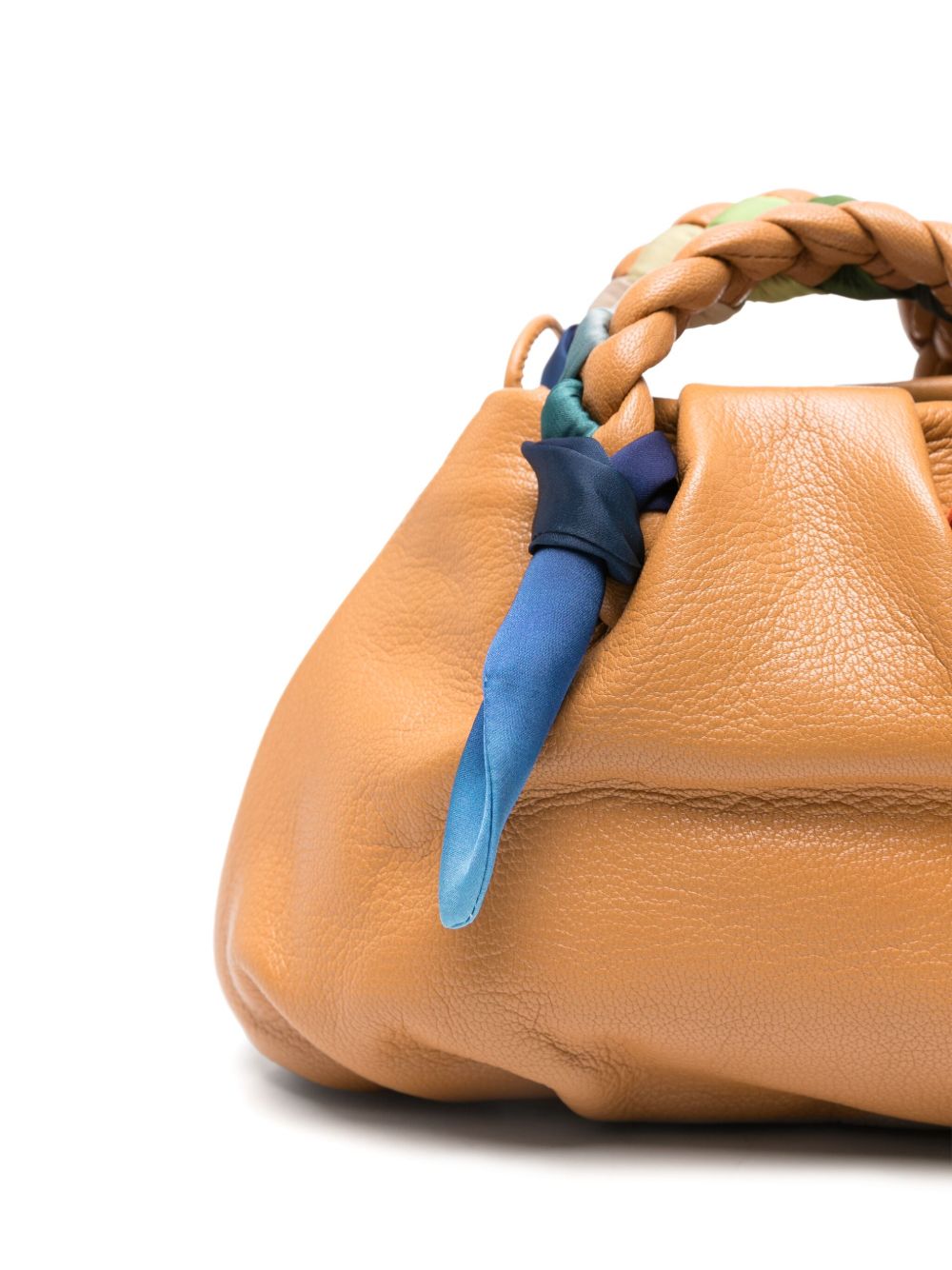 HEREU BOMBON FOULARD LEATHER HANDBAG
