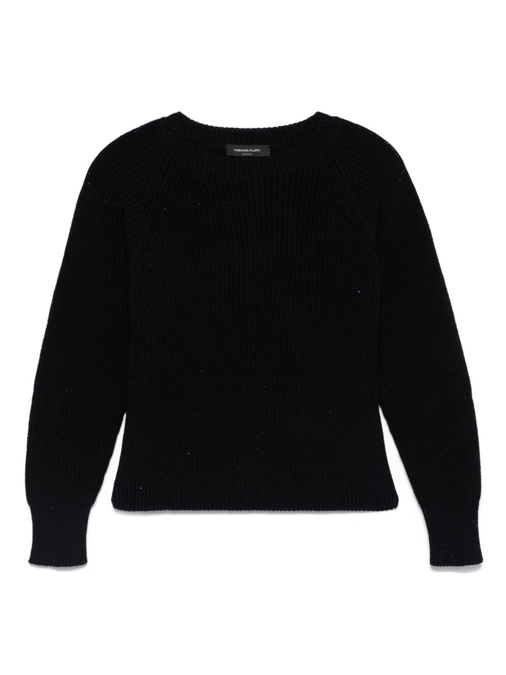 Cotton Crewneck Sweater - Fabiana Filippi - Modalova
