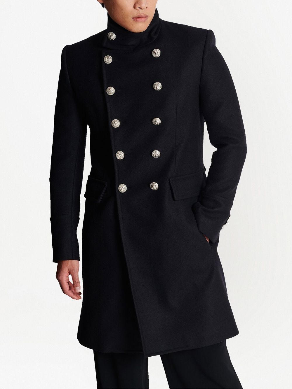 Wool coat by Balmain Tessabit