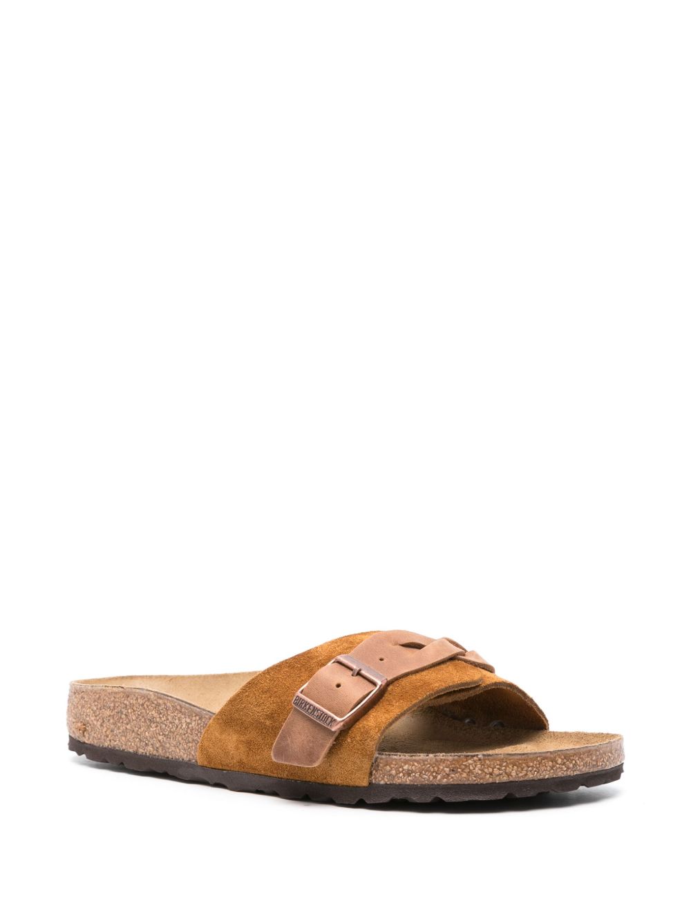 Shop Birkenstock Oita Slipper In Brown