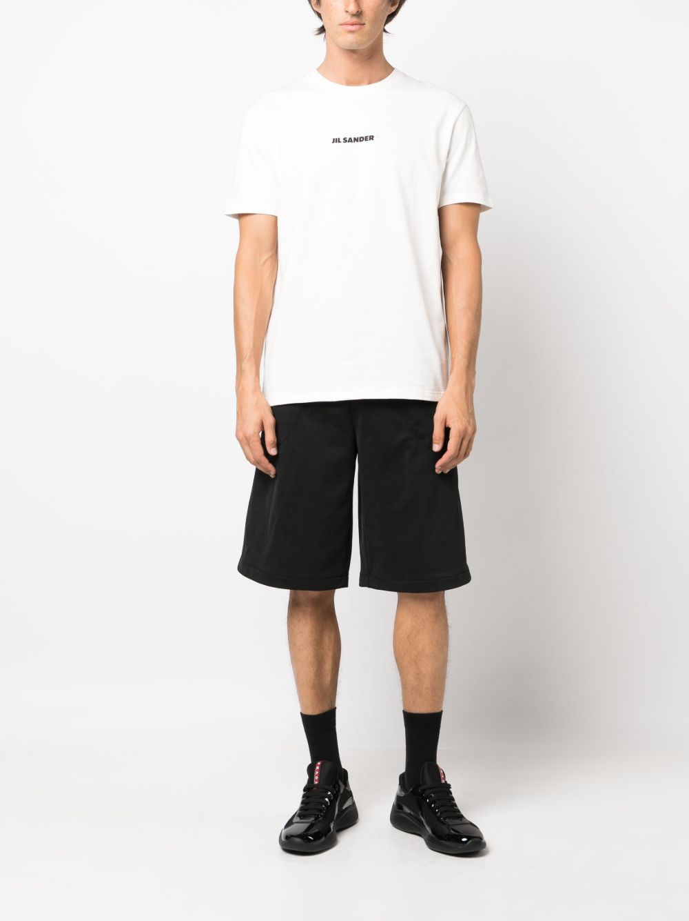 Shop Jil Sander Cotton T-shirt In White